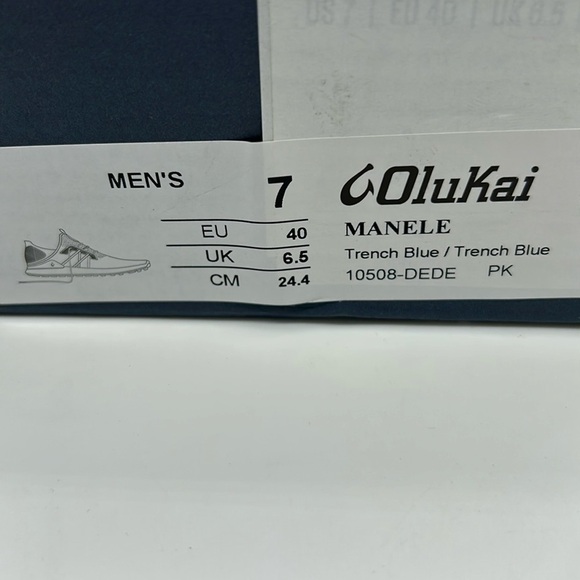 1903- Olukai Manele Men’s Gold Shoes Size 7 NWT - Picture 9 of 10